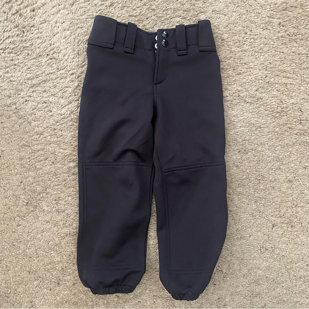 Mizuno Performance Girls Softball Pants, Black, Youth Small